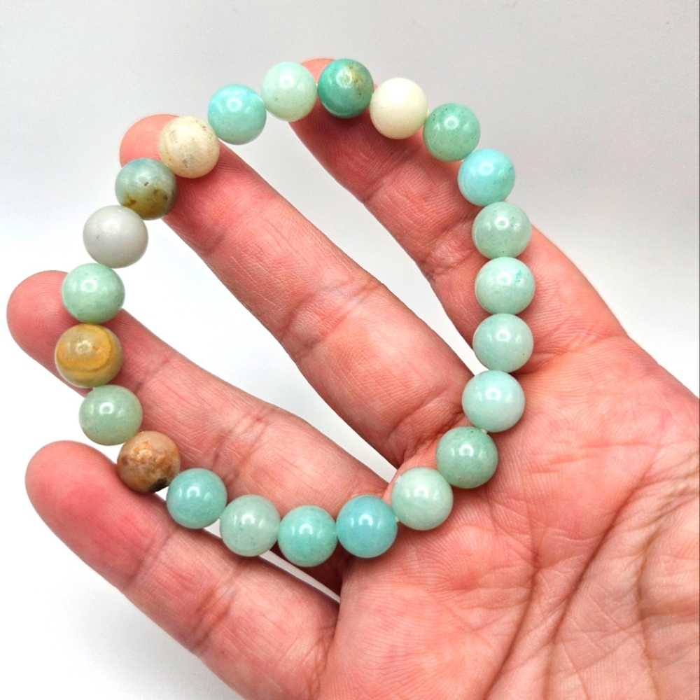 8mm Caribbean calcite bracelet